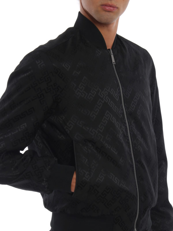 VERSACE buy online Barocco Greca reversible bomber jacket