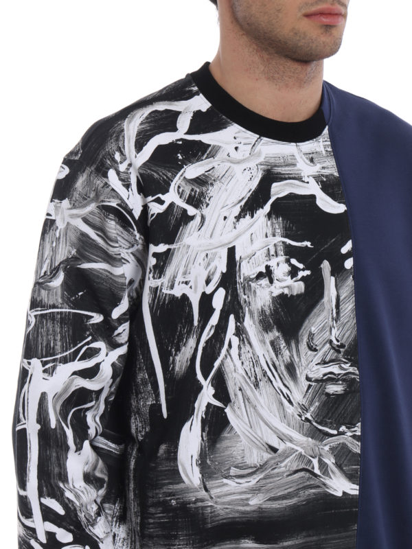 VERSACE buy online Demi painted Medusa sweatshirt