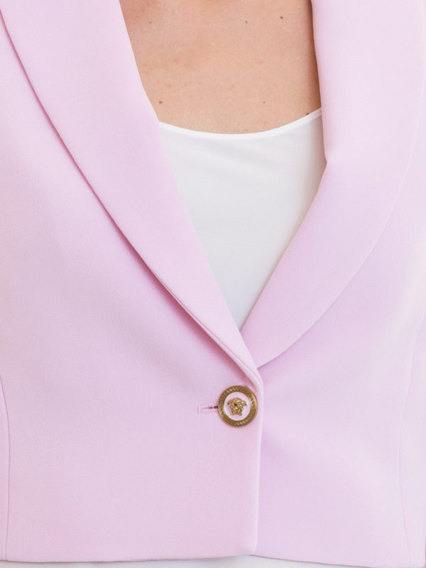VERSACE buy online Elegant structured crop blazer
