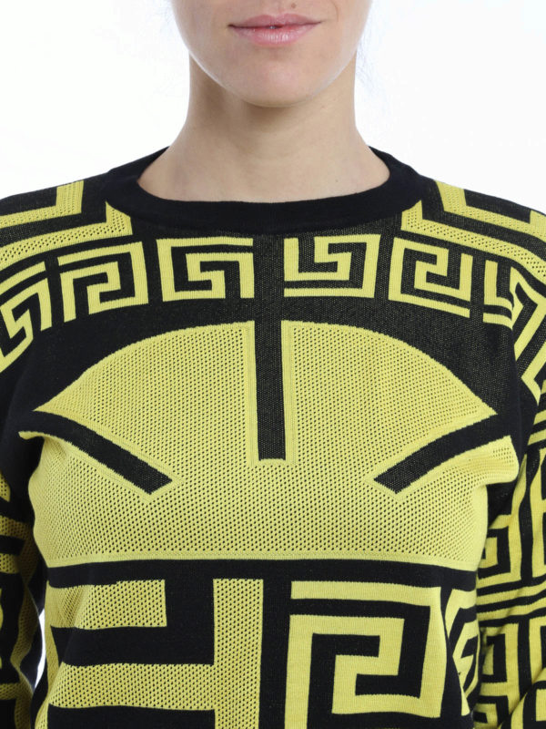 VERSACE buy online Pullover mit griechische Muster