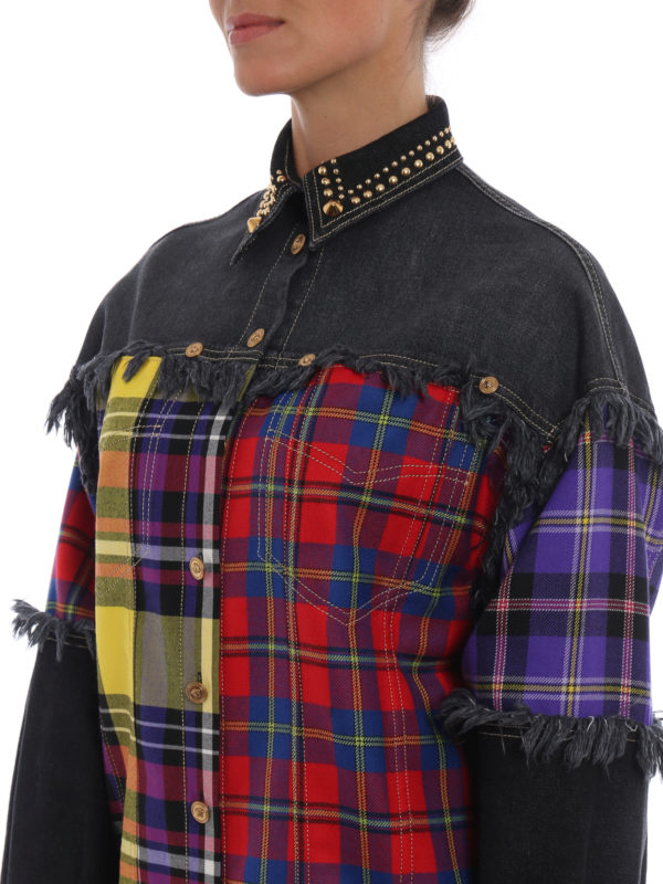 VERSACE buy online Jeansjacke - Bunt
