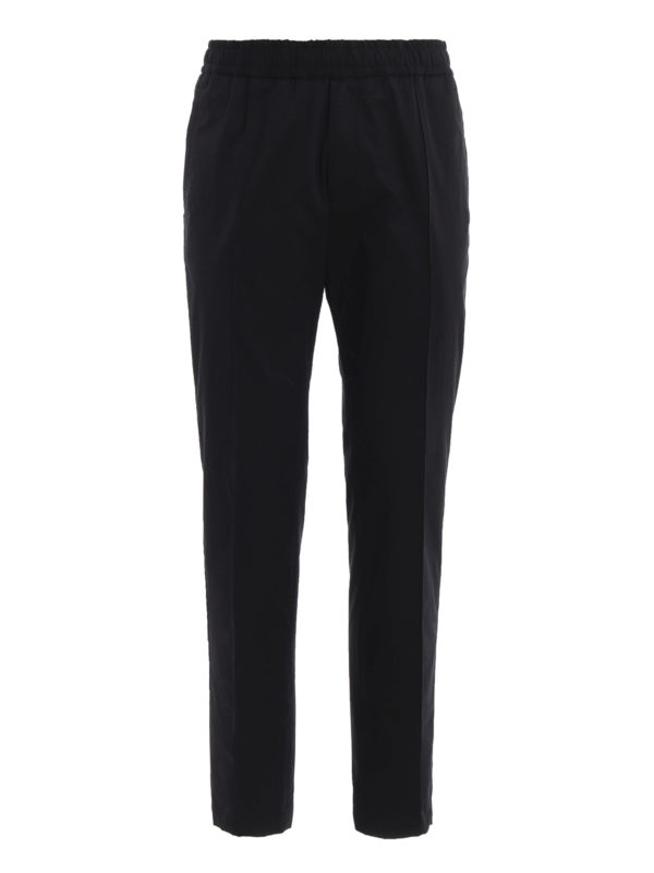 VERSACE: Pantalons casual - Nastro Versace - Noir