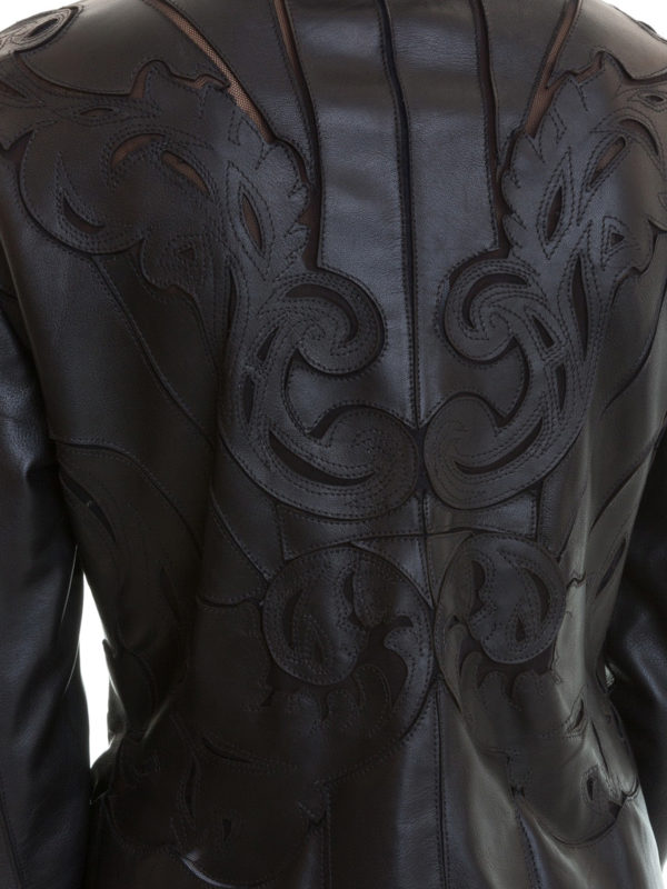 VERSACE COLLECTION buy online Lederjacke - Schwarz