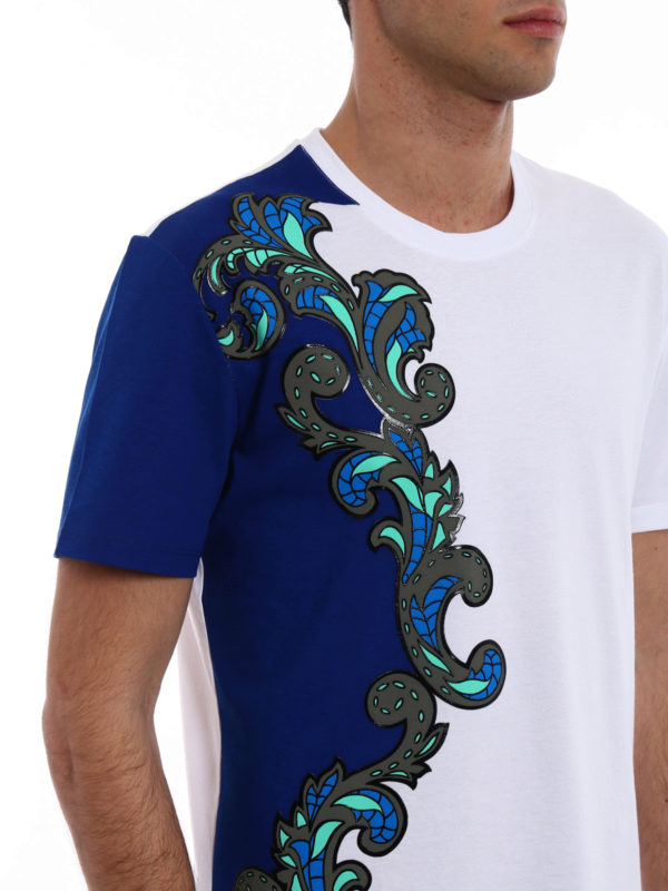VERSACE COLLECTION buy online T-shirt con stampa floreale gommata