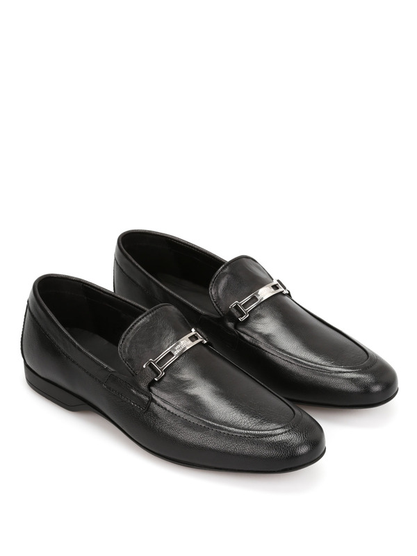 VERSACE COLLECTION: Loafers & Slippers - Leather loafers
