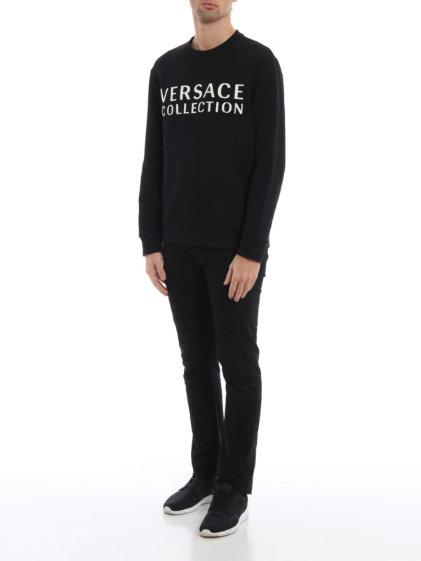 VERSACE COLLECTION: Sudaderas y suéteres online - Sudadera - Negro
