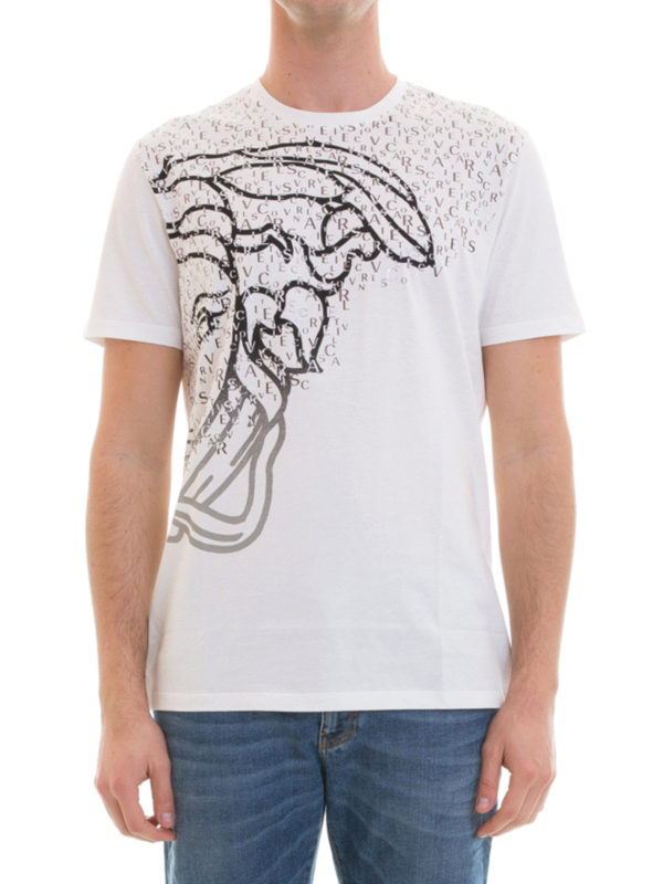 VERSACE COLLECTION: T-shirts online - T-Shirt Fur Herren - Weiß