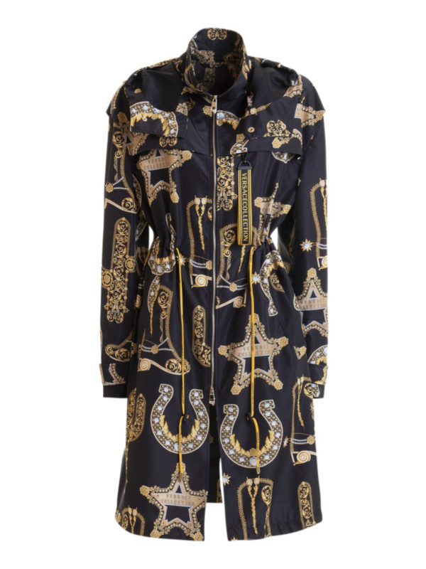 VERSACE COLLECTION: Parkas - Parka - Schwarz