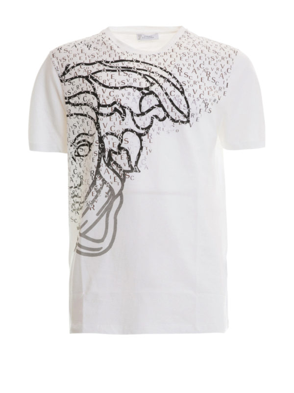 VERSACE COLLECTION: T-shirts - T-Shirt Fur Herren - Weiß