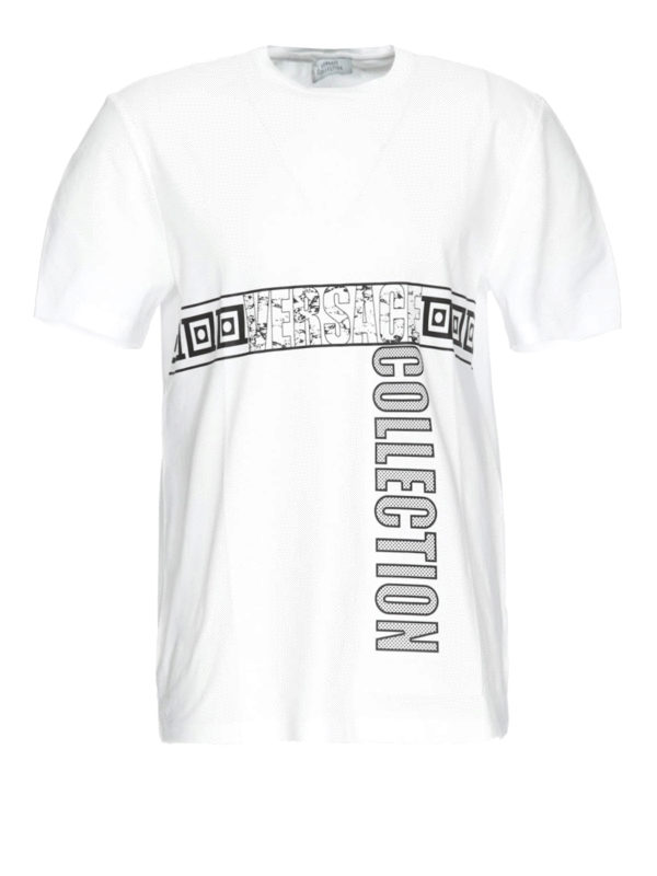 VERSACE COLLECTION: T-shirts - T-Shirt - Blanc