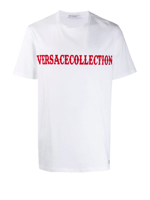 Versace Collection Logo print cotton T-shirt Versace Collection Logo print cotton T-shirt