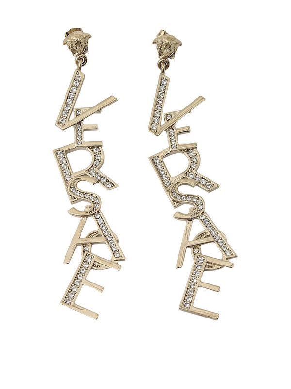 VERSACE: Ohrringe - Ohrringe mit Versace-Schriftzug