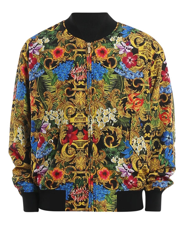 VERSACE JEANS: Chaquetas Bomber - Chaqueta Bomber - De Flores