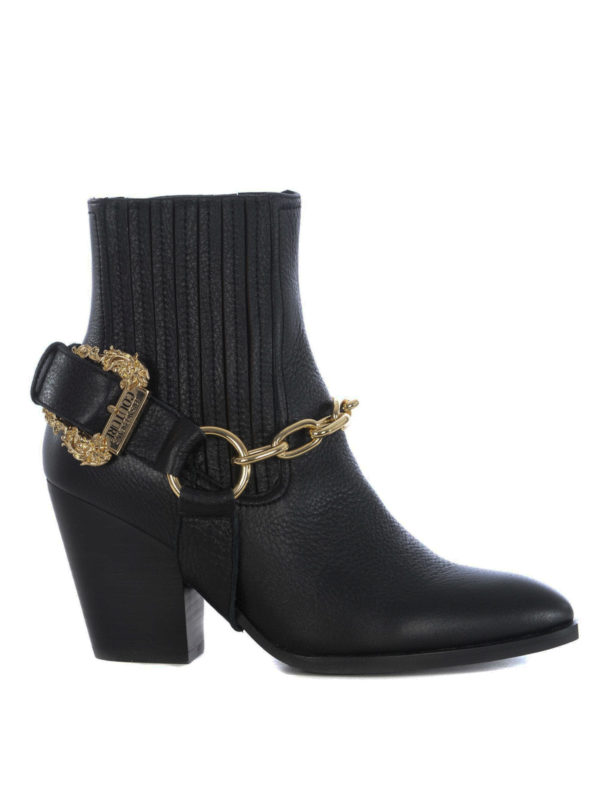 Versace Jeans Couture: Botas - Botas - Negro