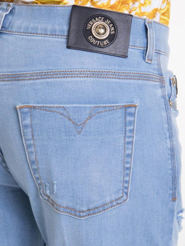 Versace Jeans Couture buy online Logo patch jeans