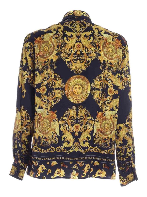 Versace Jeans Couture: shirts online - Rococo pattern shirt
