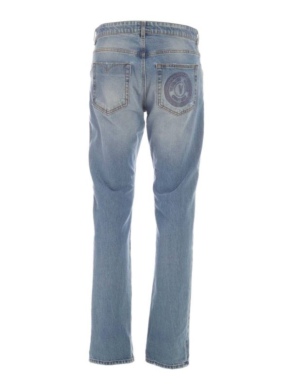 Versace Jeans Couture: Jeans Rectos online - Vaqueros Rectos - V-Emblem