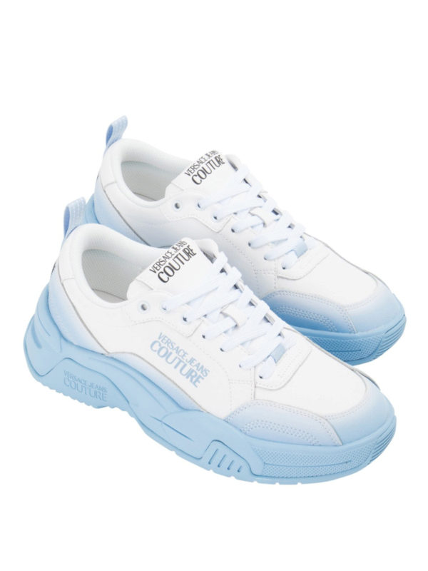 Versace Jeans Couture: Chaussures de sport online - Baskets - Bleu Clair