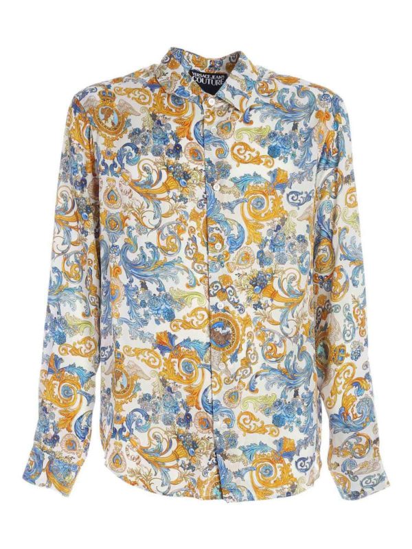 Versace Jeans Couture: Camisas - Camisa - Blanco