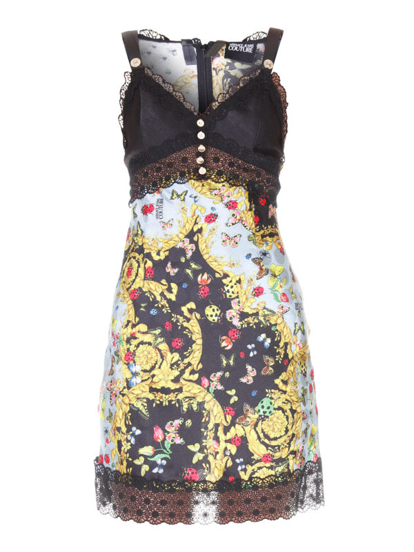 Versace Jeans Couture: Vestidos cortos - Vestido Corto - Estampado