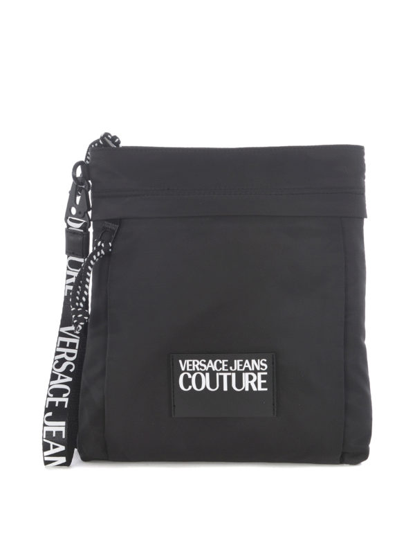 Versace Jeans Couture: Schultertaschen - Schultertasche - Schwarz
