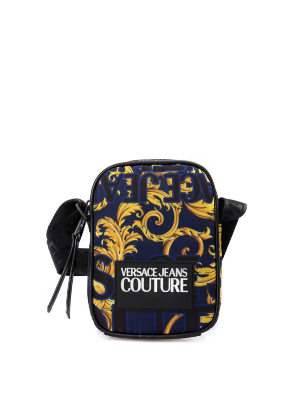 VERSACE JEANS: クロスボディバッグ - クロスボディバッグ - ブルー