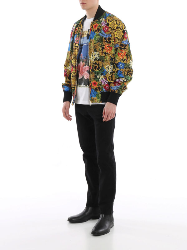 VERSACE JEANS: Chaquetas Bomber online - Chaqueta Bomber - De Flores