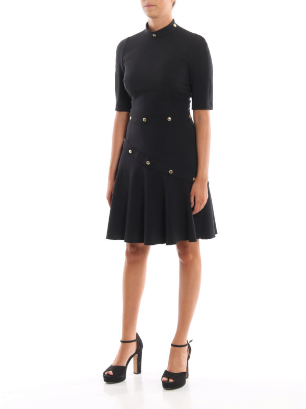Versace Jeans Couture Studded cady A-line dress|D2HUB41713930899