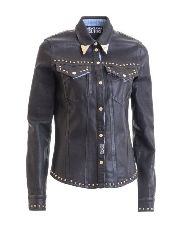 VERSACE JEANS: Hemden - Hemd - Schwarz