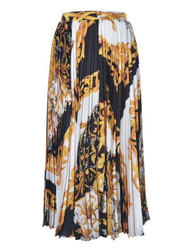 VERSACE: Faldas largas - Falda Larga - Blanco