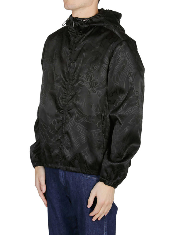 VERSACE: casual jackets online - Medusa pattern nylon jacket