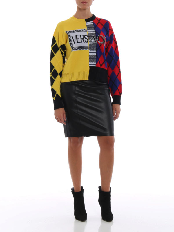 VERSACE: Pull col rond online - Pull Col Rond - Multicolore