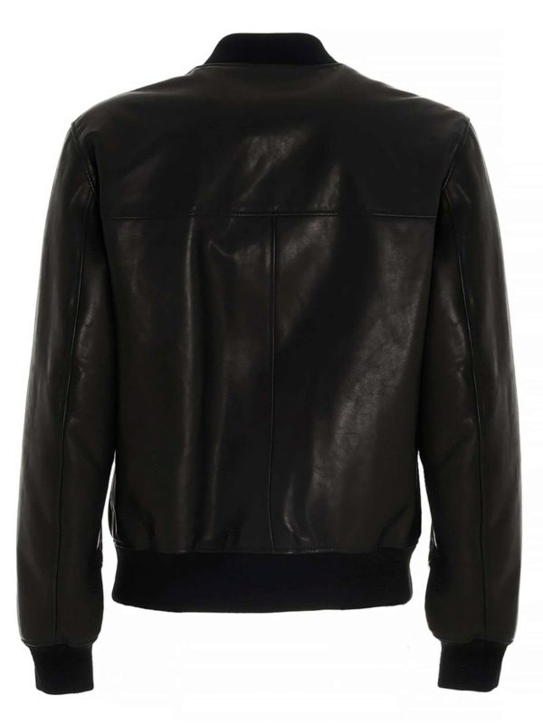 VERSACE: Lederjacken online - Lederjacke - Schwarz