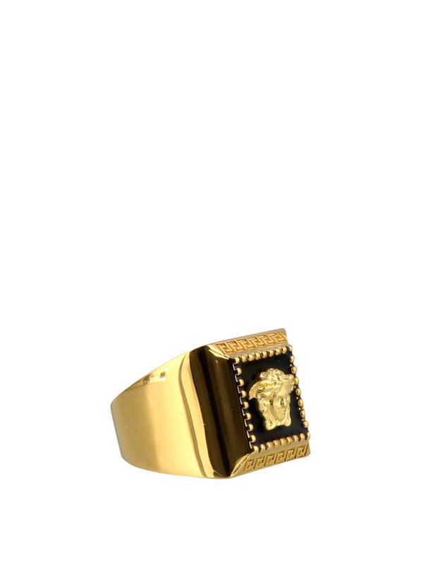 VERSACE: Rings online - Medusa squared ring