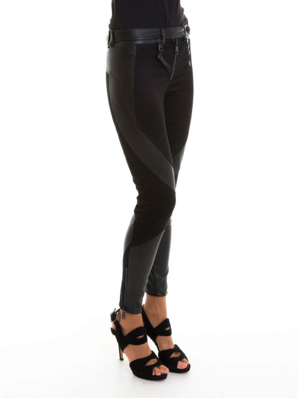 VERSACE: Jeans pitillos online - Vaqueros Pitillos Negros Para Mujer