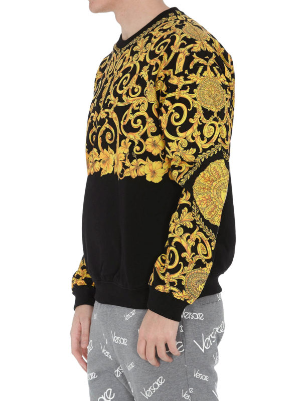 VERSACE: Sweatshirts & Sweaters online - Baroque print sweatshirt
