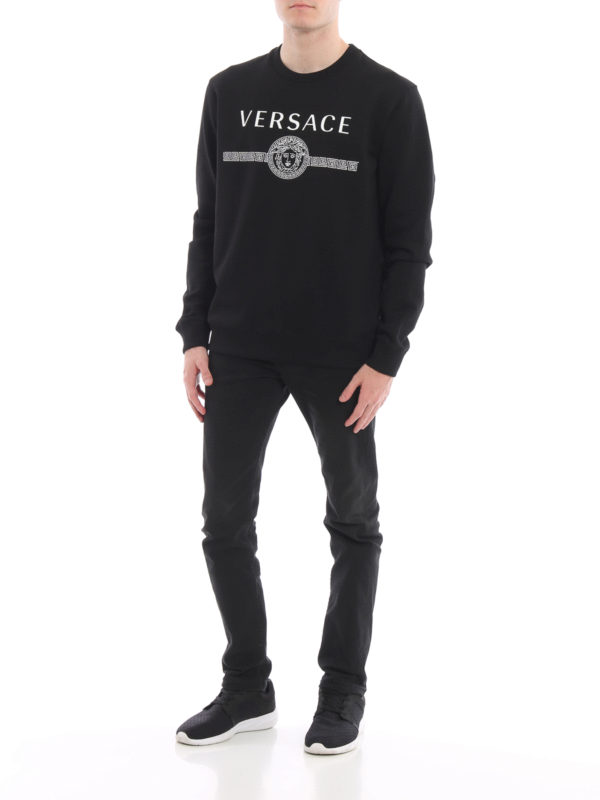 VERSACE: Sweatshirts und Pullover online - Sweatshirt - Schwarz