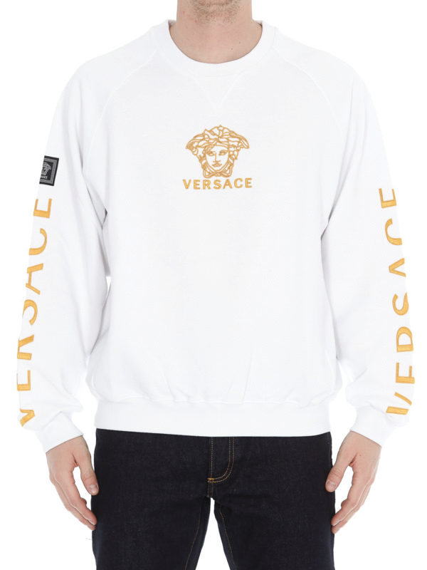 VERSACE: Sweatshirts und Pullover online - Sweatshirt - Weiß