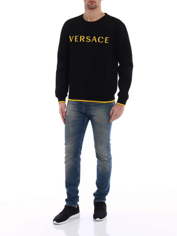 VERSACE: Sweatshirts und Pullover online - Sweatshirt - Schwarz
