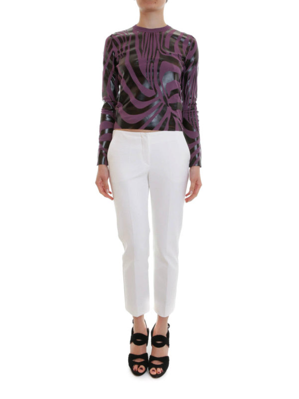 VERSACE: Sweatshirts & Sweaters online - Zebra pattern sweater