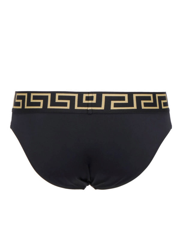 VERSACE: Swim shorts & swimming trunks online - Swimming trunk with Greca