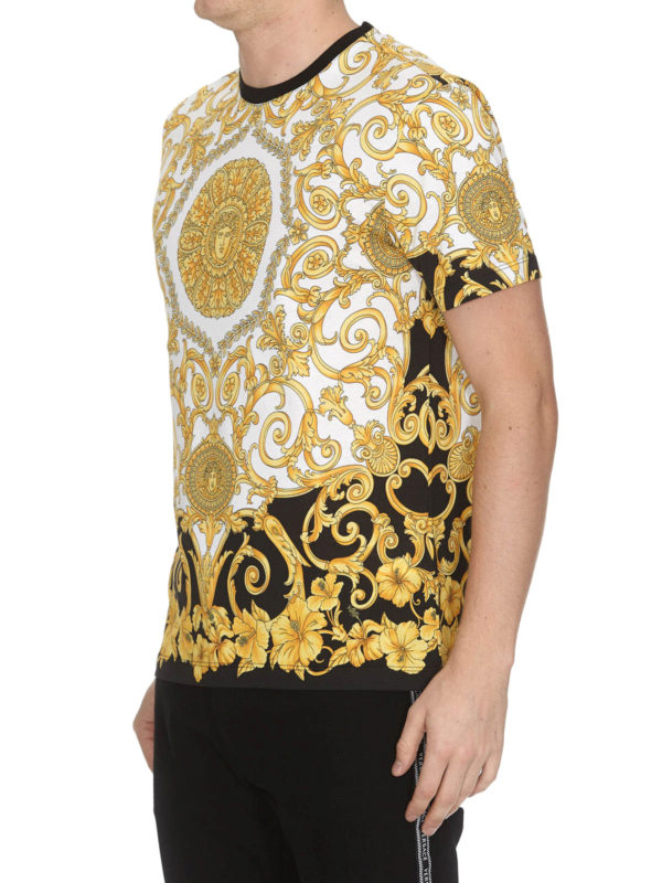 VERSACE: T-shirts online - T-Shirt - Gemustert