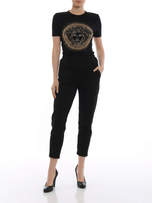 VERSACE: Camisetas online - Camiseta - Negro