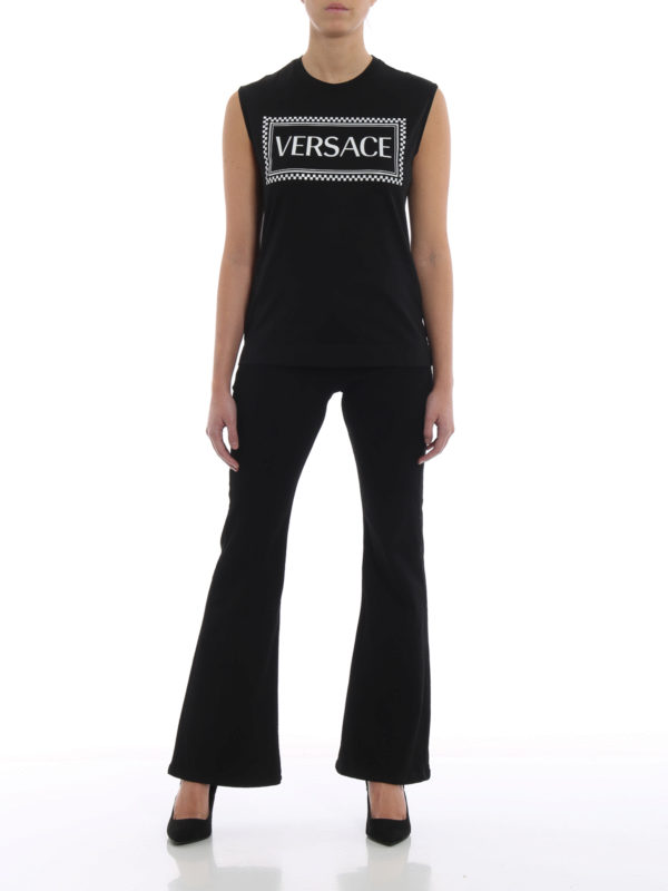 VERSACE: Tops & Débardeurs online - Top - Noir