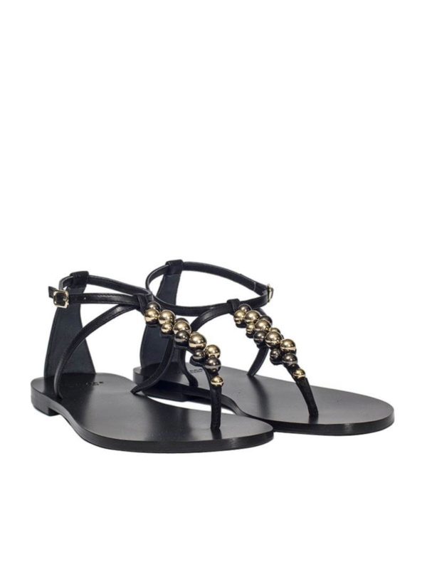 VERSACE: Sandalen - Sandalen - Schwarz