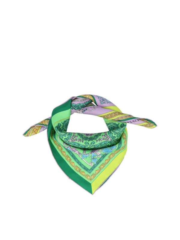 VERSACE: Bufandas y pañuelos - Bufanda - Multicolor