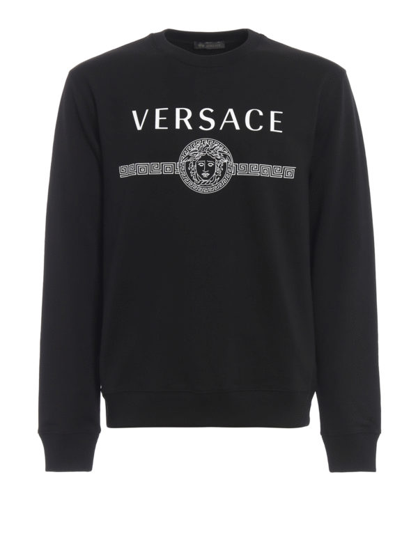 VERSACE: Sweatshirts und Pullover - Sweatshirt - Schwarz