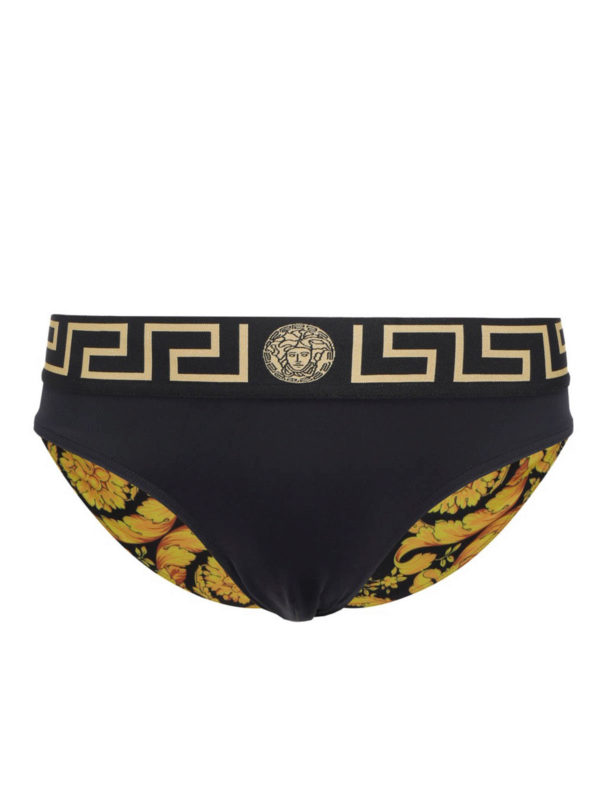 VERSACE: Swim shorts & swimming trunks - Swimming trunk with Greca
