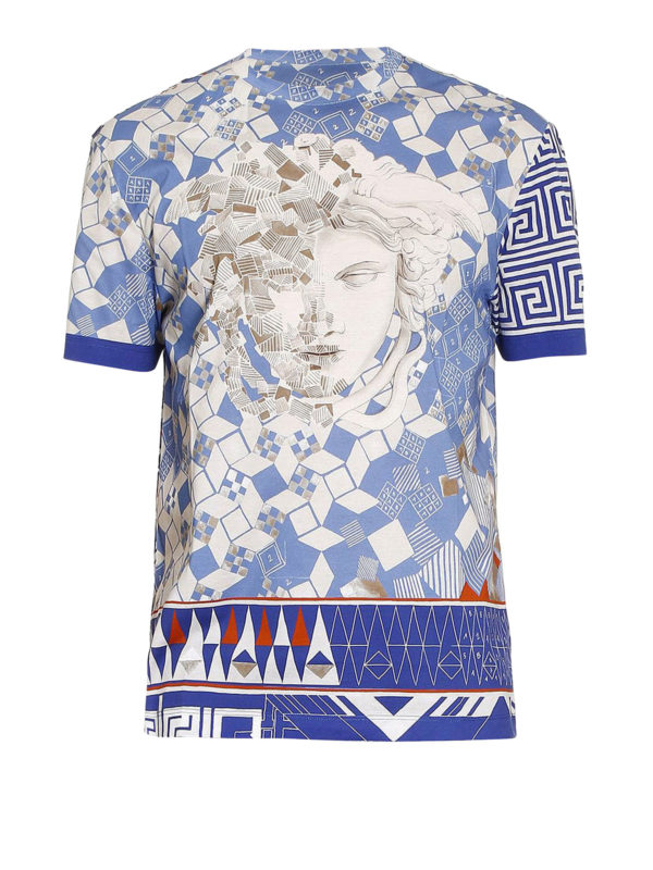 VERSACE: t-shirts - Medusa print T-shirt