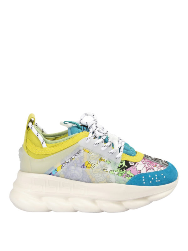 VERSACE: Chaussures de sport - Baskets - Chain Reaction